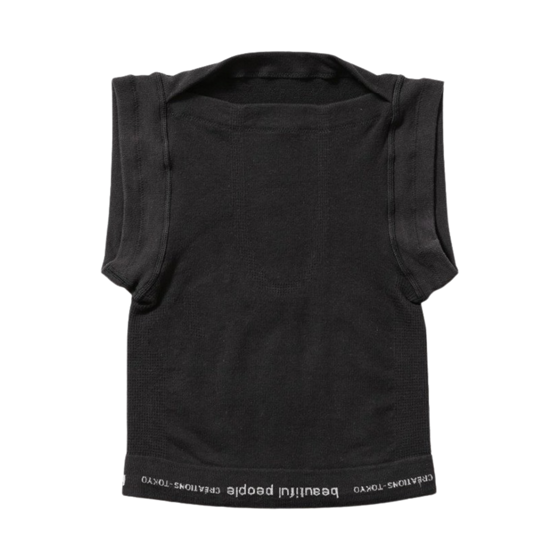 뷰티풀피플 x 와코루 맨 우먼 BP 박서 탑 블랙(Beautiful People x WACOAL MEN Women BP Boxer Tops Black)