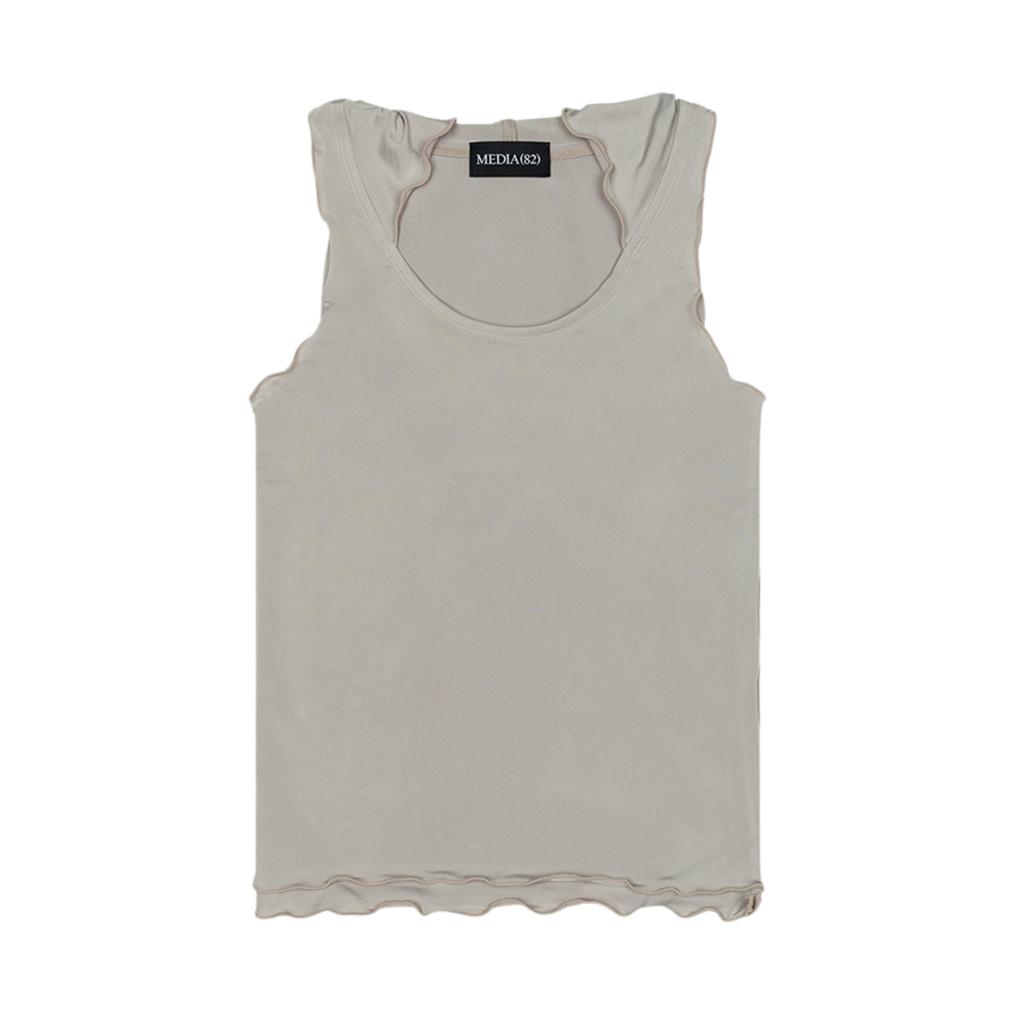 미디어(82) 후드 슬리브리스 샌드(MEDIA(82) Hooded Sleeveless Sand)