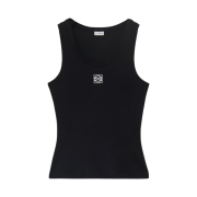 (W) Loewe Anagram Tank Top in Cotton Black
