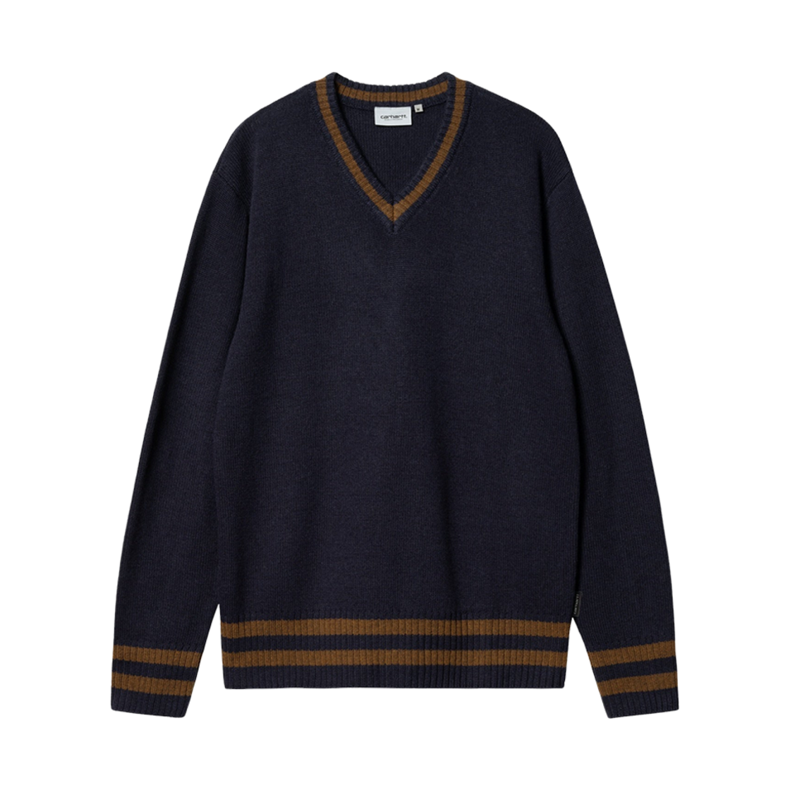 I032281-1QX-XX Carhartt WIP Stanford Sweater Dark Navy