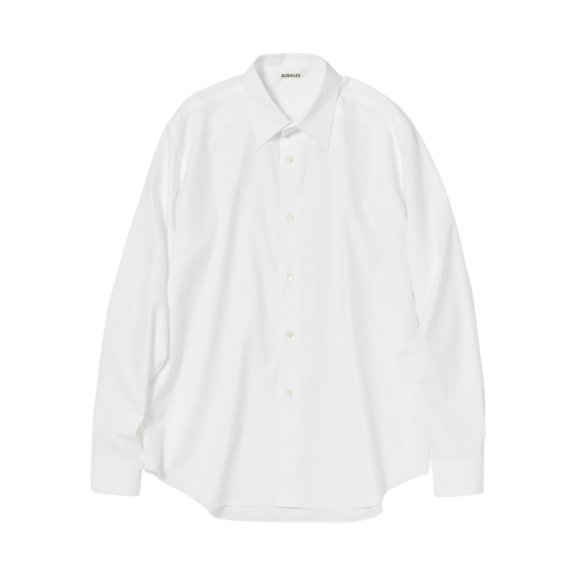 A23SS01TN Auralee Washed Finx Twill Shirt White - 23SS - 대표 이미지 #1