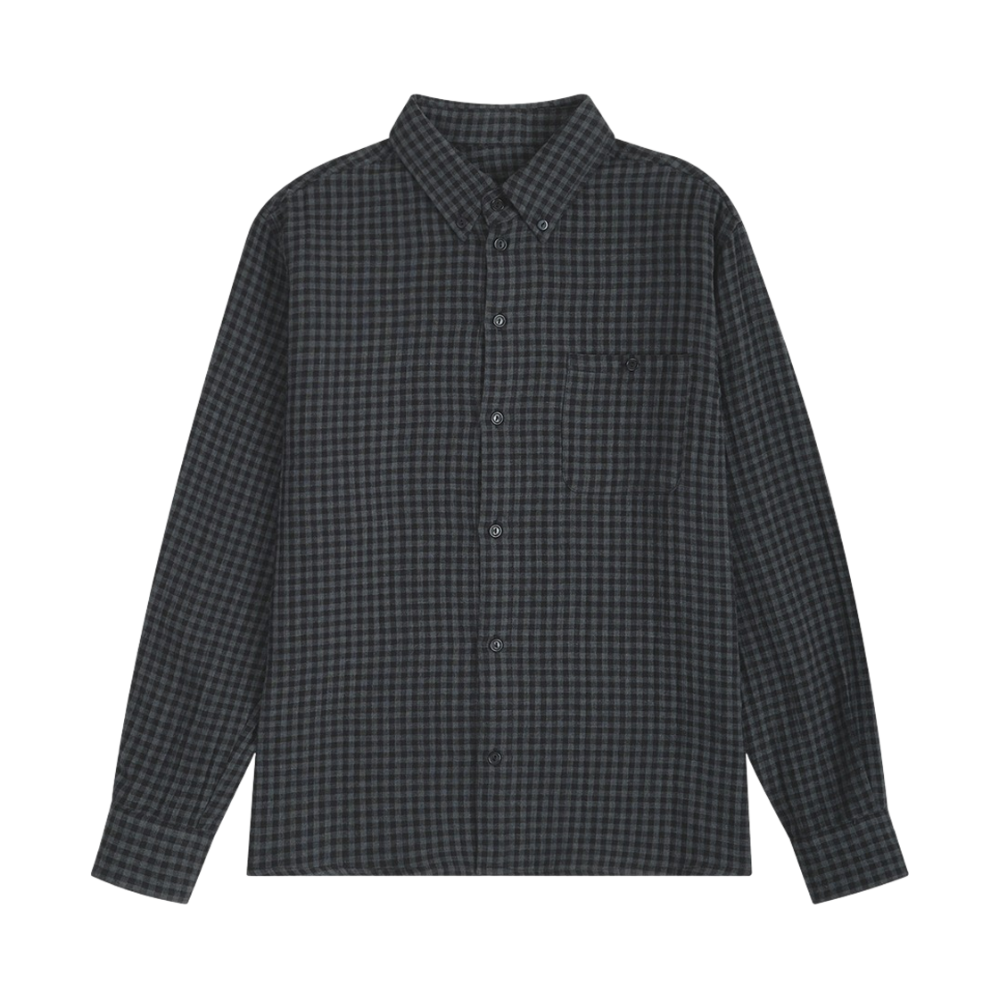 saf00465 Safarispot Regular Cotton Check Shirts - Black