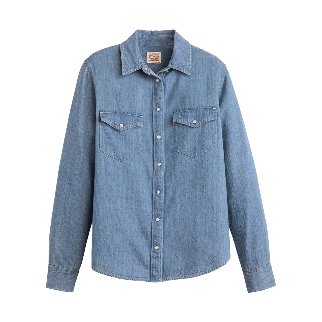 16786-0105 Levi's Women Iconic Western Shirt Medium Indigo