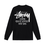 Stussy Stock DSM New York LS T-Shirt Black