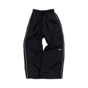 Undermycar Mu.126 Original Logo Piping Line Nylon Pants Black