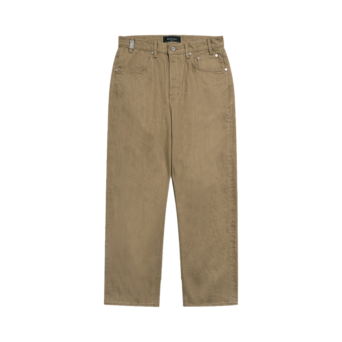 2502MDPBG STU Straight Selvedge Denim Pants Beige
