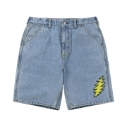 Thisisneverthat x Grateful Dead Lightning Carpenter Shorts Washed Blue