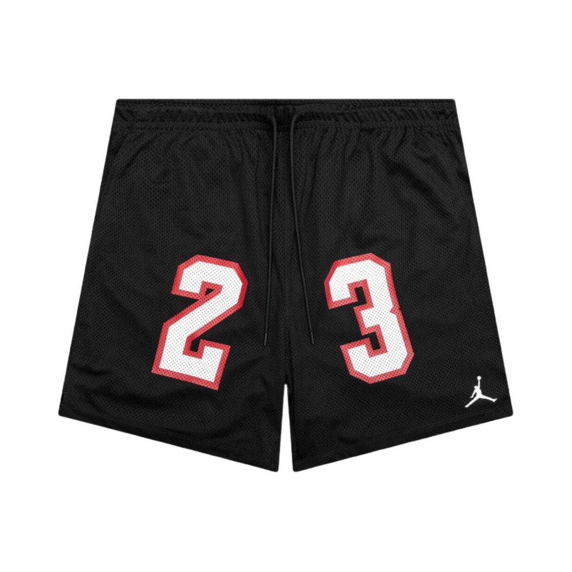 DX9672-010 Jordan Essentials Graphic Mesh Shorts Black - Asia