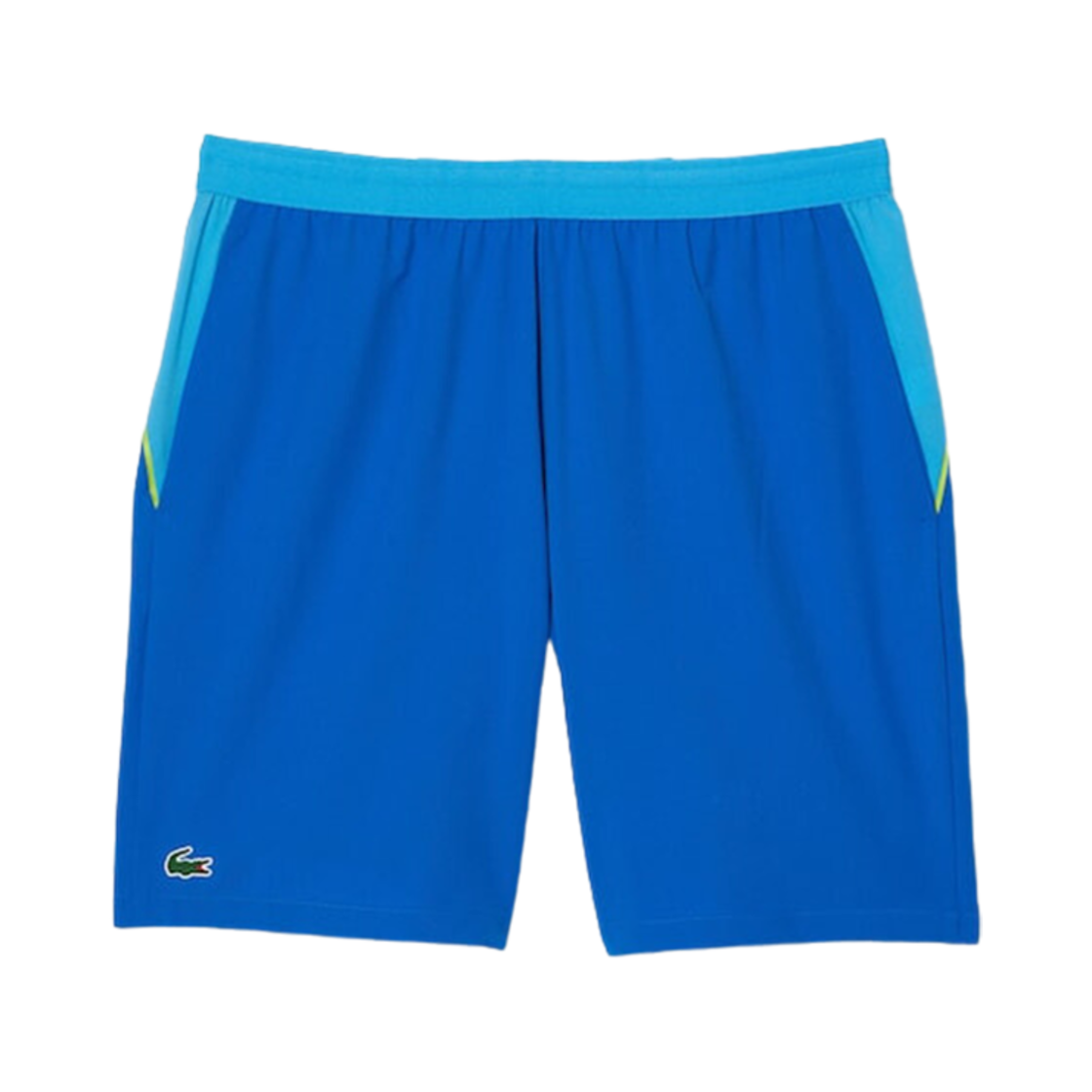 라코스테 노박 죠코비치 스페셜 테니스 쇼츠 블루 옐로우(Lacoste Novak Djokovic Special Tennis Shorts Blue Yellow) - 1