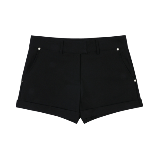 【BOHEMIAN SEOUL】LOGO BAND SHORTS (GLOSSY BLACK) W) 보헤미안 서울 바이커 숏 팬츠 블랙 | Bohemian Seoul | KREAM