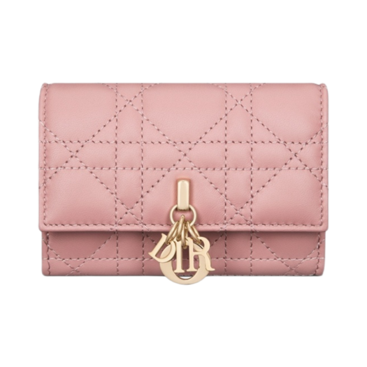 Dior XS Lady Wallet Antique Pink