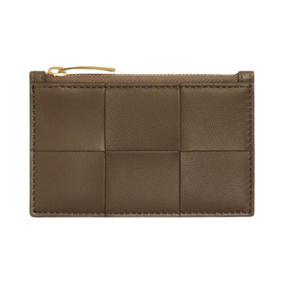 보테가 베네타 카세트 지퍼 카드 케이스 토프 그레이(Bottega Veneta Cassette Zipped Card Case Taupe Grey) - 1