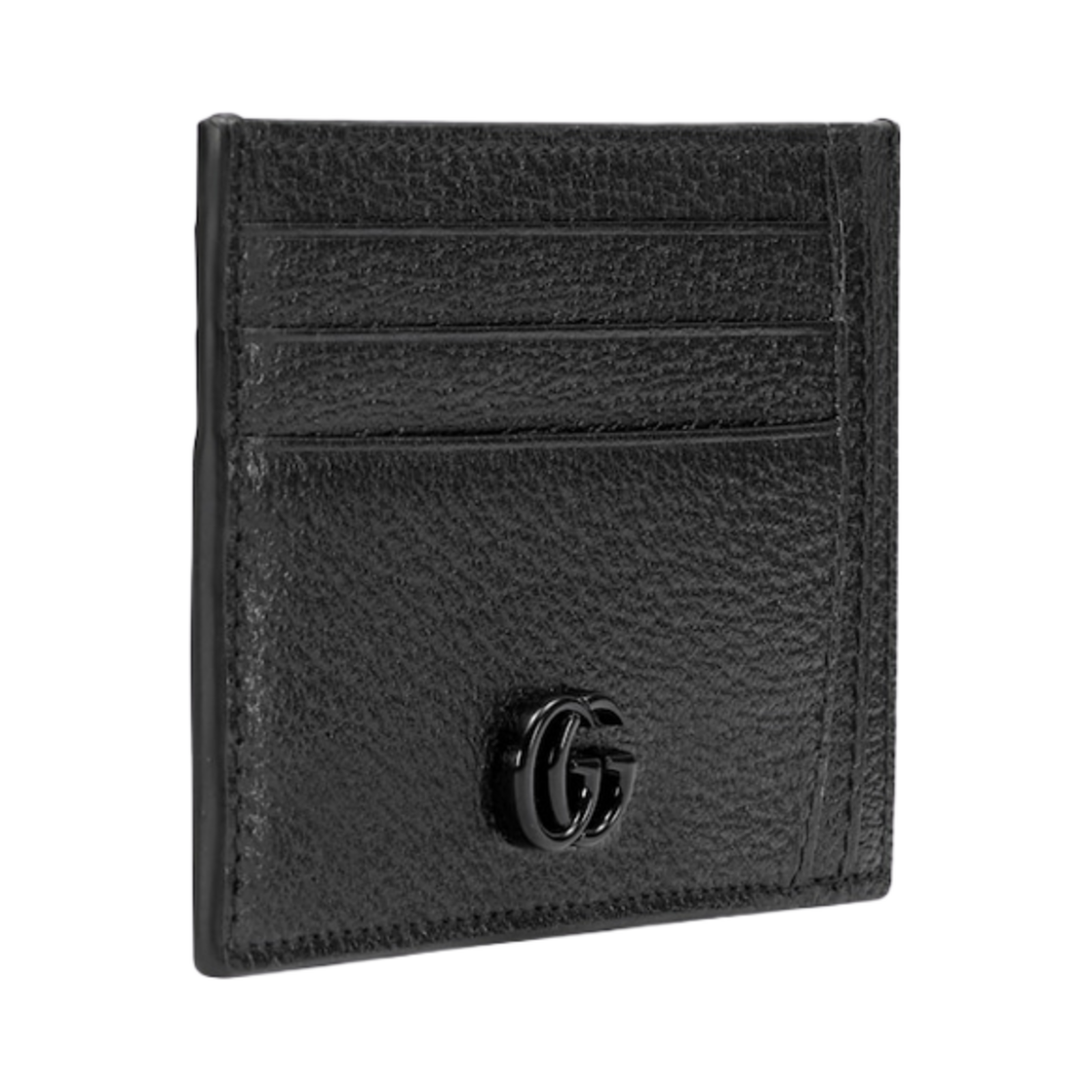 구찌 GG 마몽 카드 케이스 블랙 레더(Gucci GG Marmont Card Case Black Leather) - 2