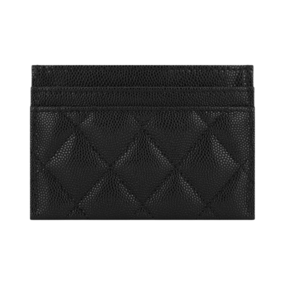 샤넬 카드 홀더 그레인드 카프스킨 & 골드 메탈 블랙(Chanel Card Holder Grained Calfskin & Gold Black) - 2