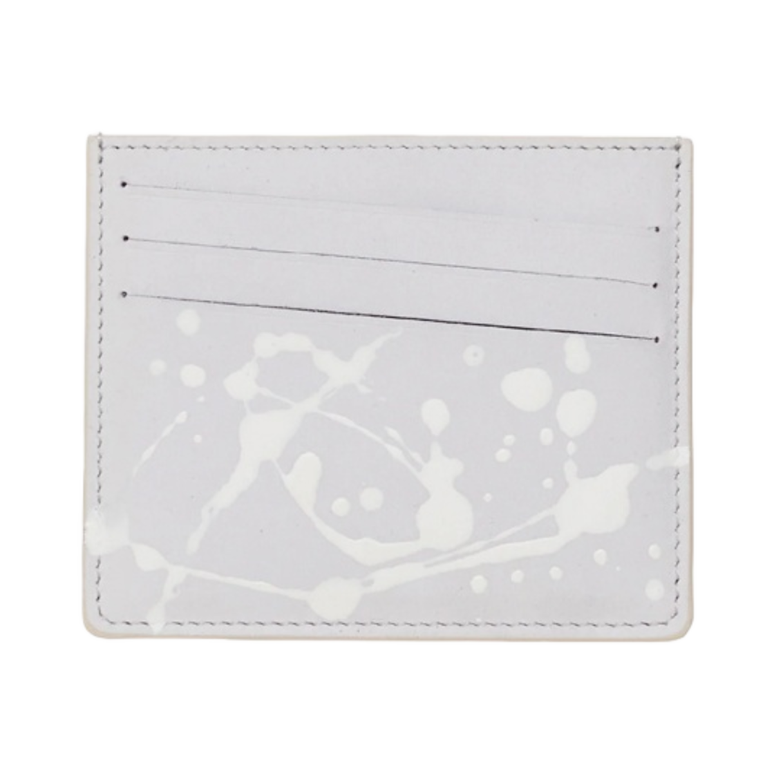 메종 마르지엘라 페인팅 넘버링 로고 카드 홀더 화이트(Maison Margiela Painting Numbers Logo Card Holder White) - 1