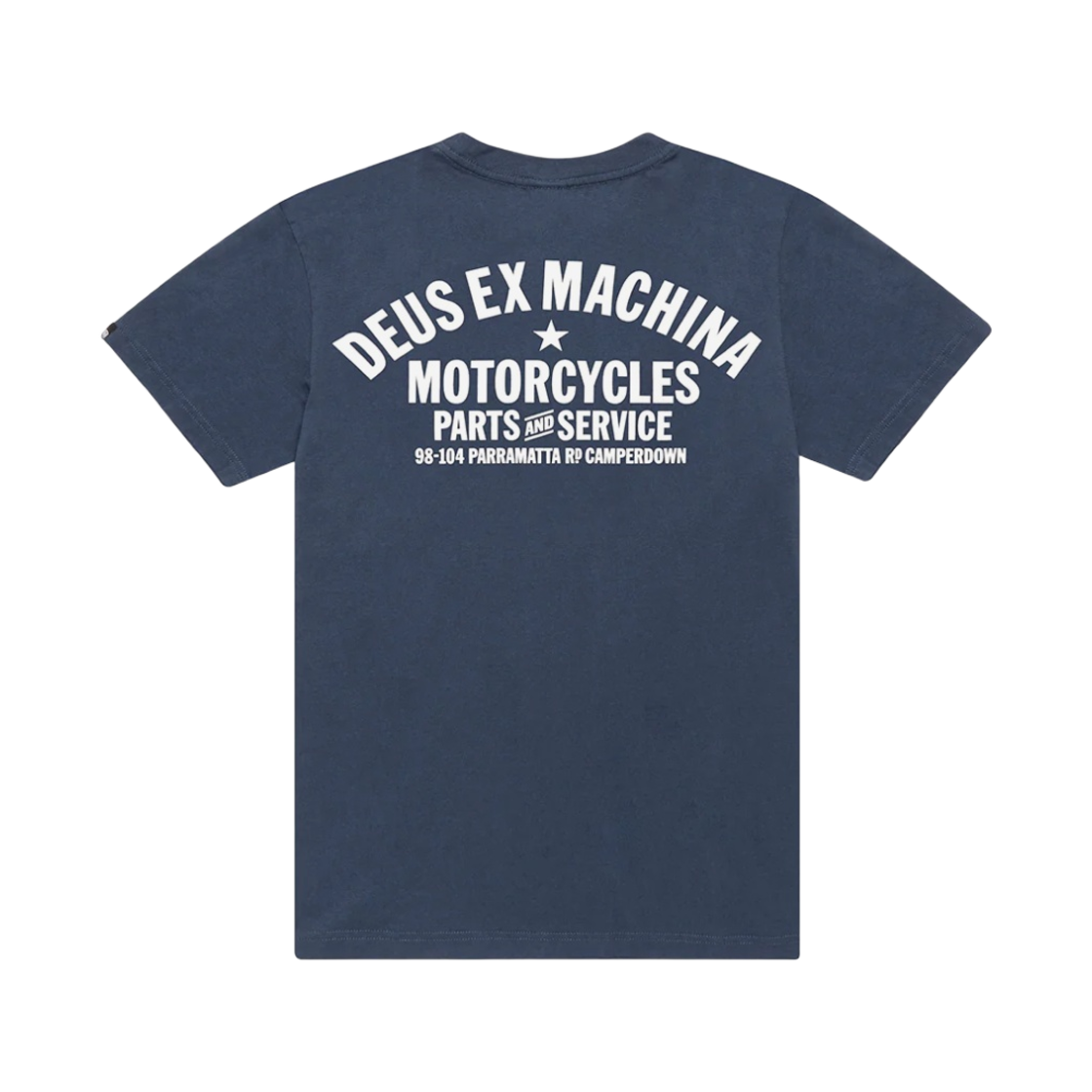 DMW41808A Deus Ex Machina Camperdown Address T-Shirt Navy