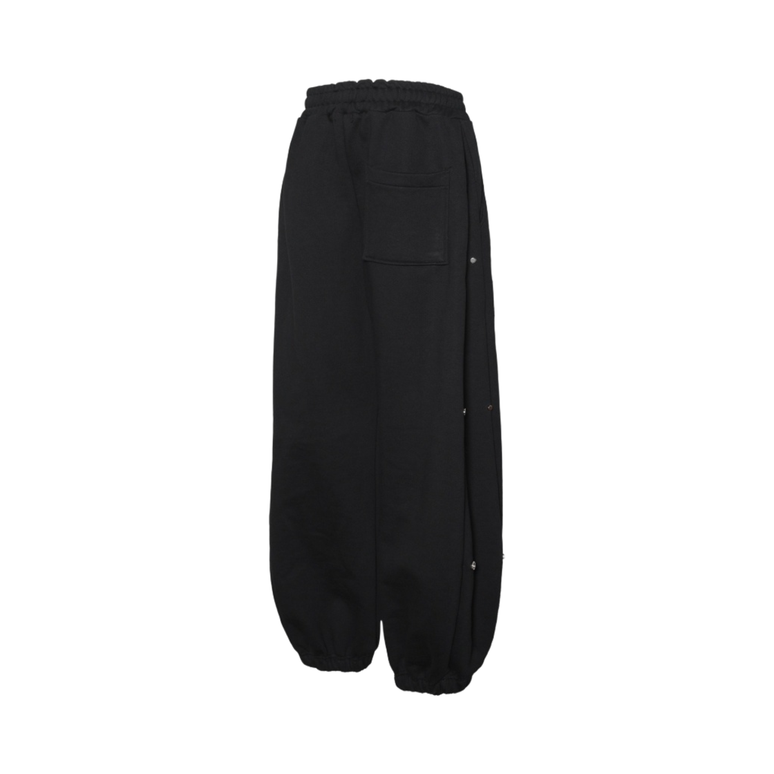 엠제이디 사이드 스냅 와이드 C/P 스웨트팬츠 블랙(MJD Side Snap Wide C/P Sweatpants Black) - 2