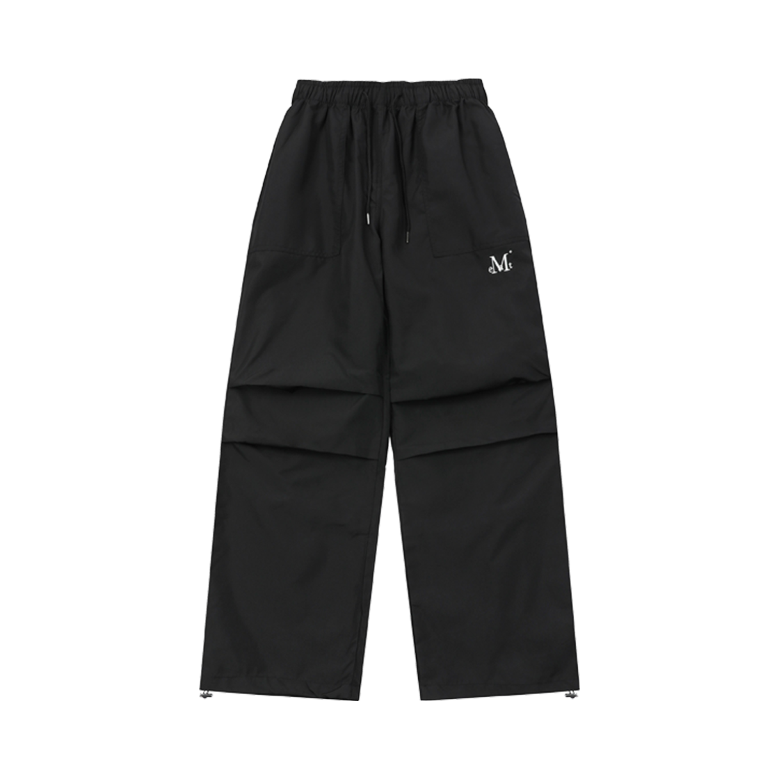 무센트 텐더 파라슈트 아웃 포켓 와이드 팬츠 블랙(MUCENT Tender Parachute Out Pocket Pants Black) - 1