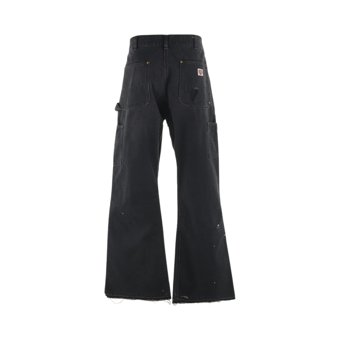 세인트 마이클 더블 니 덕 팬츠 블랙 - 24FW(Saint Mxxxxxx Double Knee Duck Pants Black - 24FW) - 2