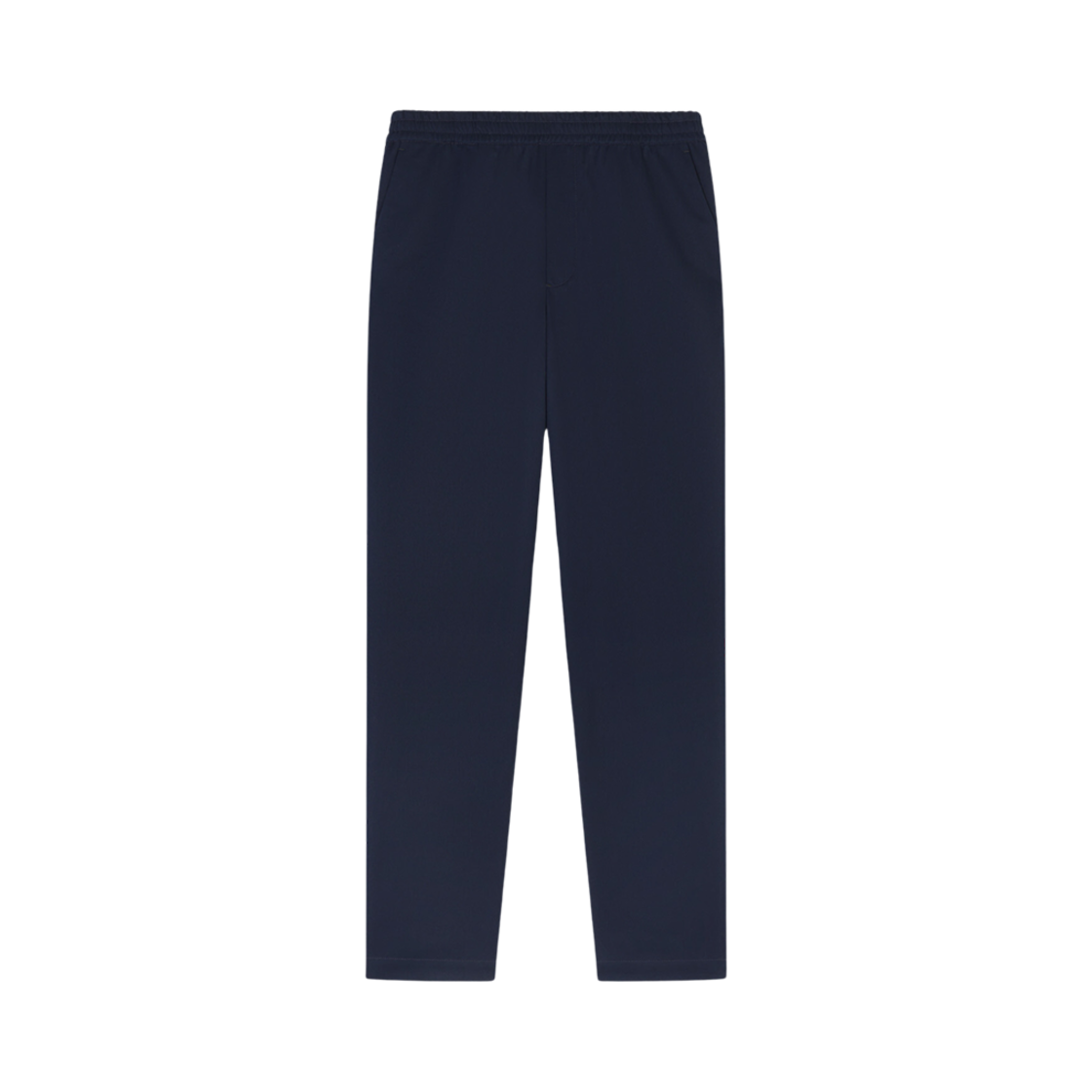 메종 키츠네 시티 팬츠 코튼 개버딘 볼드 폭스 헤드 패치 잉크 블루(Maison Kitsune City Pants In Cotton Gabardine With Bold Fox Head Patch Ink Blue)