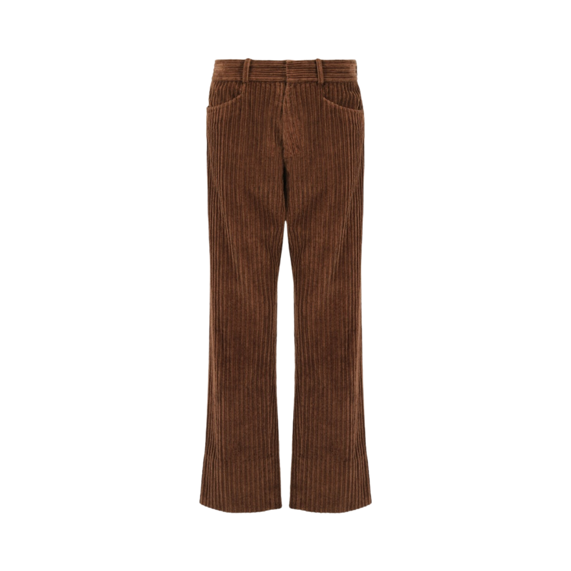 S50KA0615S60535143 Maison Margiela Corduroy Cropped Trousers Nutmeg