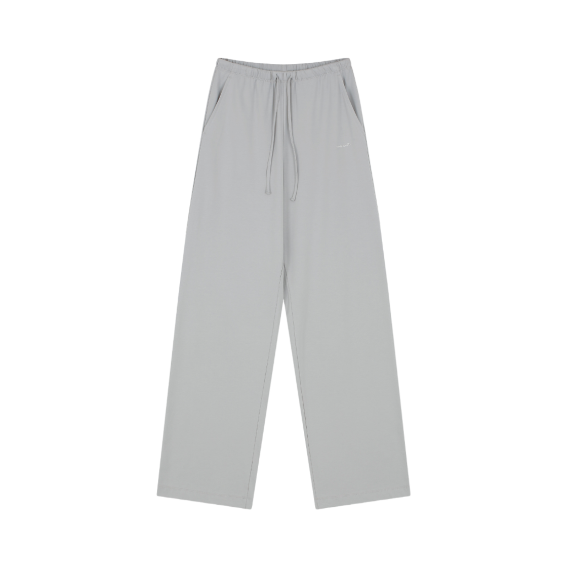 - (W) Aviemuah Essential Organic Cotton Relaxed Pants Grey