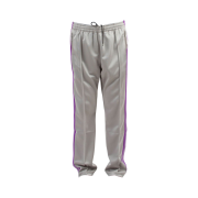 Needles Narrow Track Pants Poly Smooth Grey - Sculpstore Exclusive