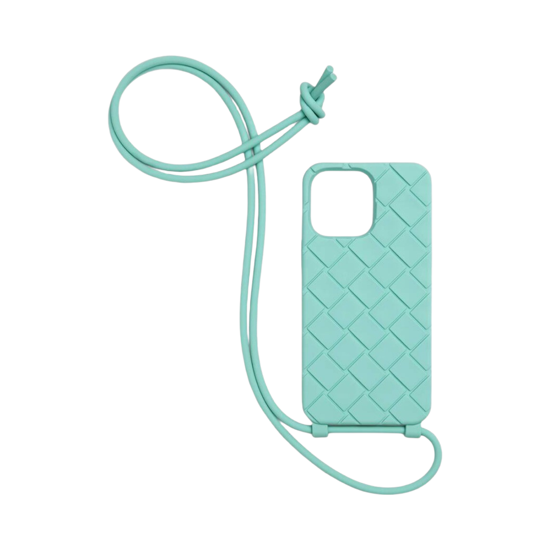 보테가 베네타 아이폰 14 프로 맥스 케이스 온 스트랩 셀라돈(Bottega Veneta iPhone 14 Pro Max Case On Strap Celadon)