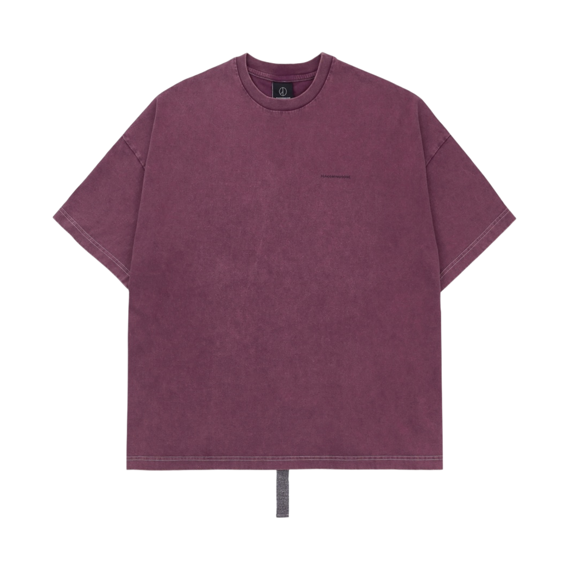 PMOTS010BG Peaceminusone Vintage T-Shirt #1 Burgundy
