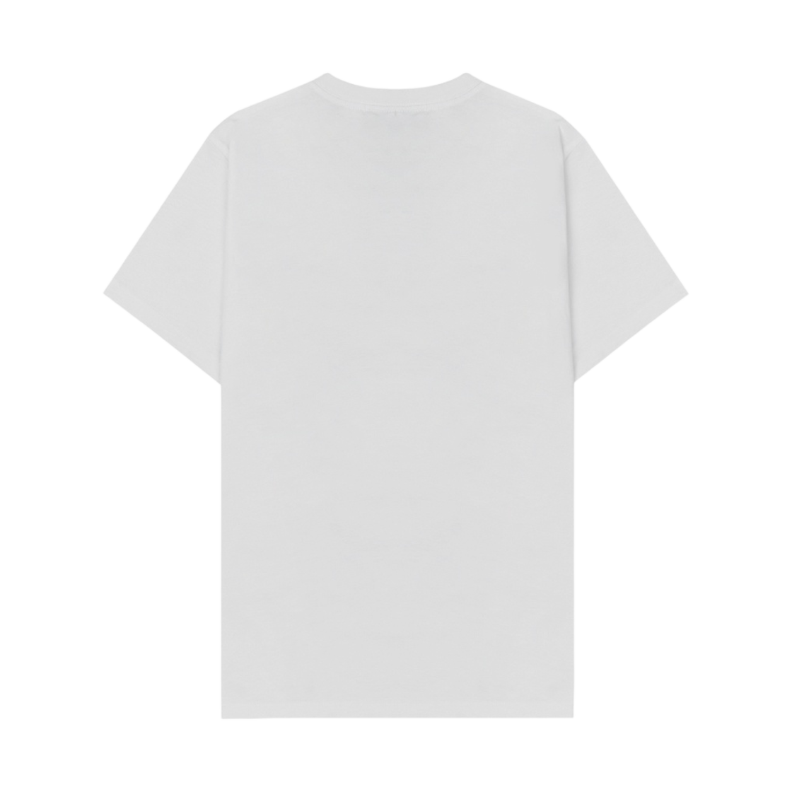 (W) 가니 베이직 코튼 저지 티셔츠 스마일리 옐로우 브라이트 화이트((W) Ganni Basic Cotton Jersey T-Shirt Smiley Yellow Bright White) - 2