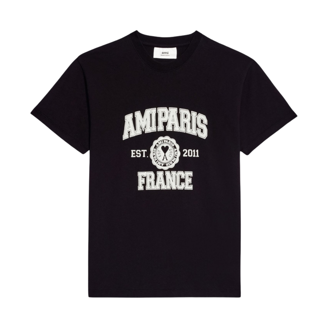 아미 파리 프랑스 티셔츠 블랙(AMI Paris France T-Shirt Black)
