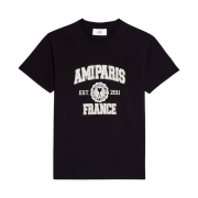 AMI Paris France T-Shirt Black