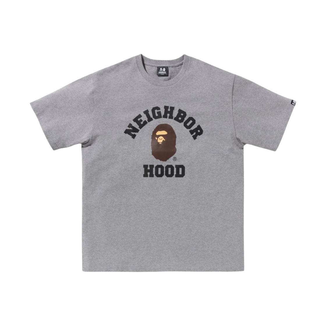 베이프 x 네이버후드 티셔츠 그레이(BAPE x Neighborhood T-Shirt Gray) - 1