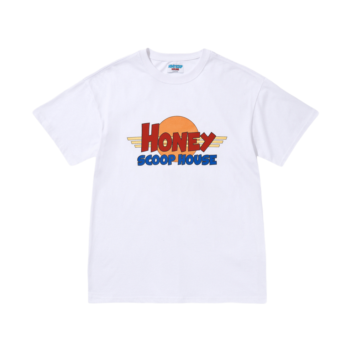 허니스쿱하우스 S 윙 로고 티셔츠 화이트