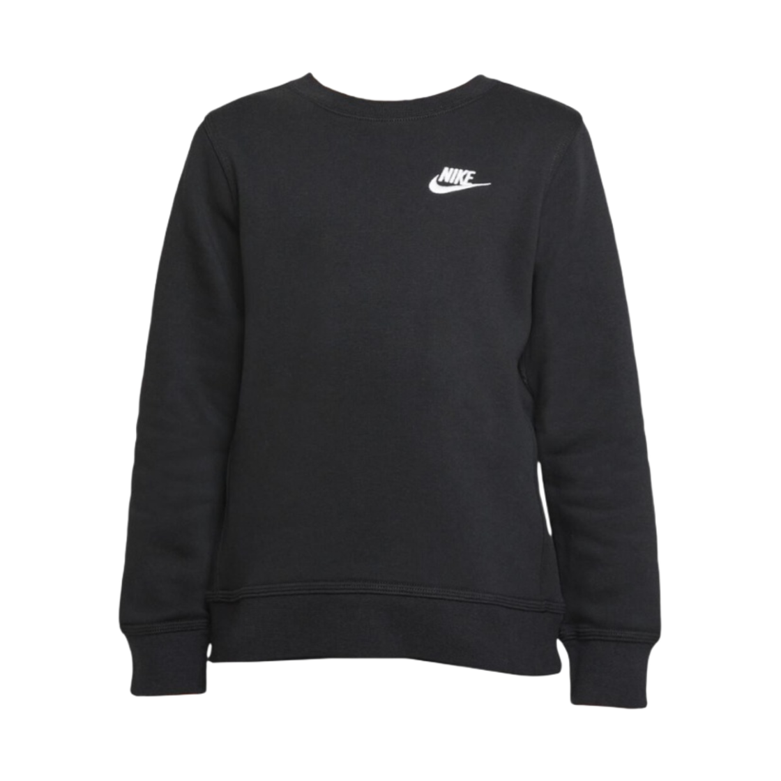 (키즈) 나이키 NSW 클럽 크루 스웨트셔츠 블랙((Kids) Nike NSW Club Crew Sweatshirt Black) - 1