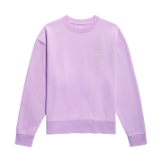 (W) Calvin Klein x Jennie Relaxed Fit Cotton French Terry Crewneck Sweatshirt Sheer Lilac