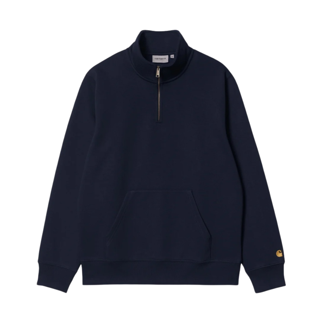 칼하트 WIP 체이스 넥 집 스웨트셔츠 다크 네이비(Carhartt WIP Chase Neck Zip Sweatshirt Dark Navy) - 1