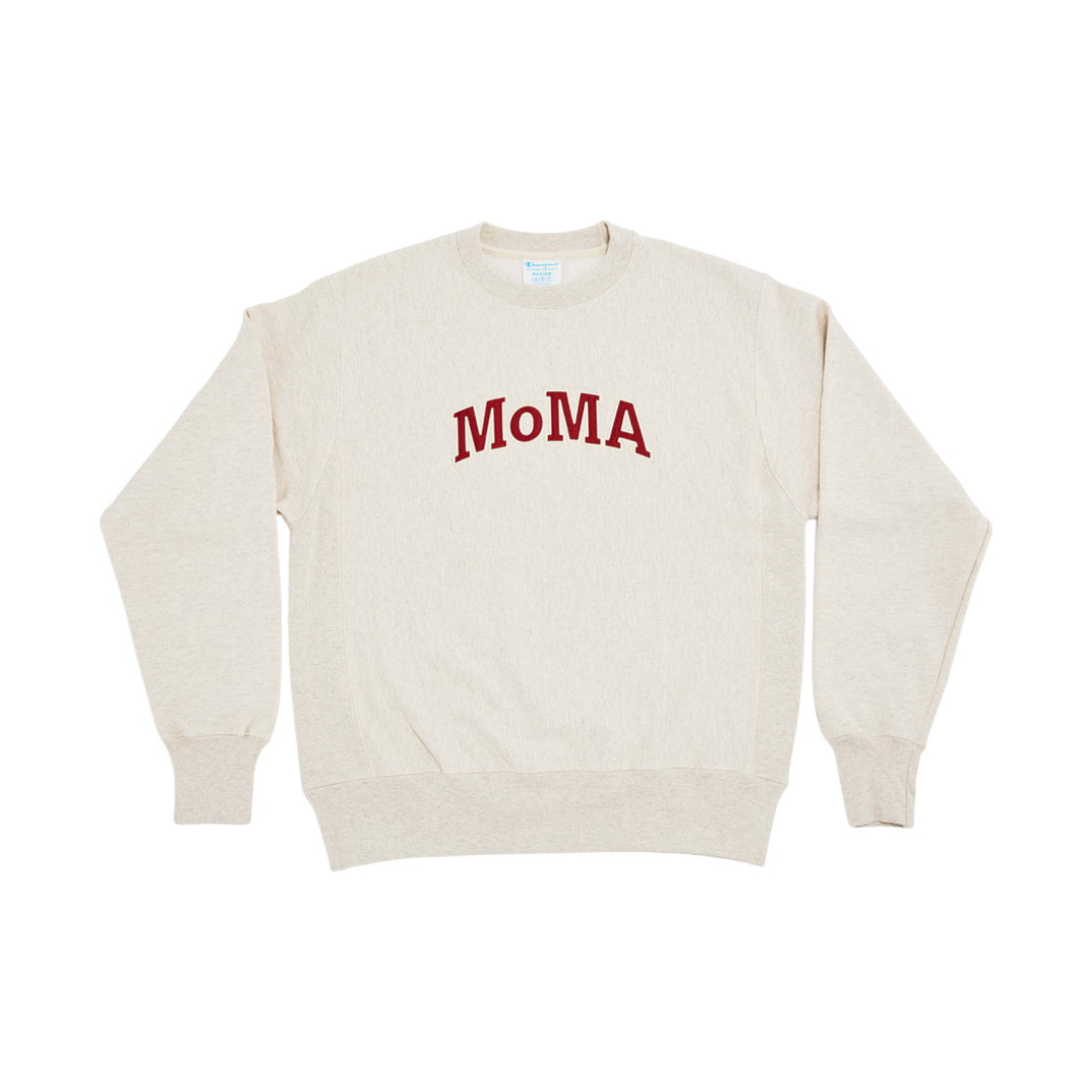 챔피온 x 모마 크루넥 스웨트셔츠 오트밀(Champion x MoMA Crewneck Sweatshirt Oatmeal)