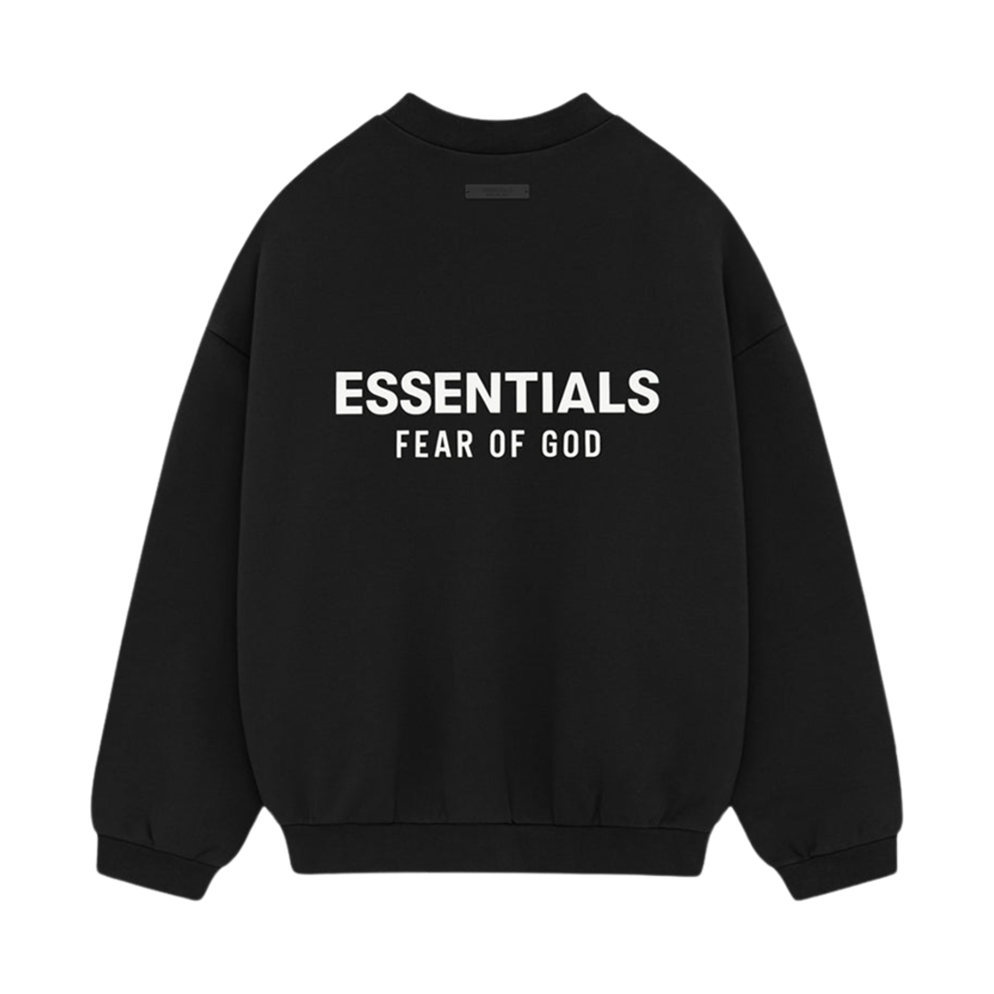 에센셜 플리스 크루넥 블랙 - 24FW(Essentials Fleece Crewneck Black - 24FW)