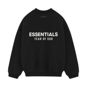 Essentials Fleece Crewneck Black - 24FW