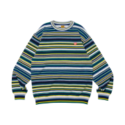 Human Made Multi Striped Knit Sweater Green