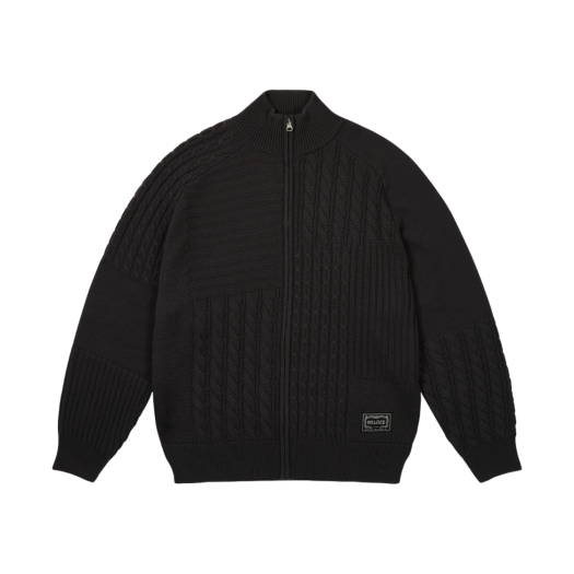 Palace パレス PATCHWORK ZIP KNIT WHITE Palace Patchwork Zip Knit White Men's - SS25 - US