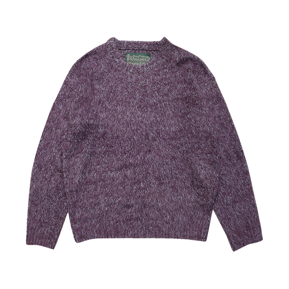 TTA42CDRL001PP TOWTOW.ARCHIVE Cozy Fuzzy Sweater Purple