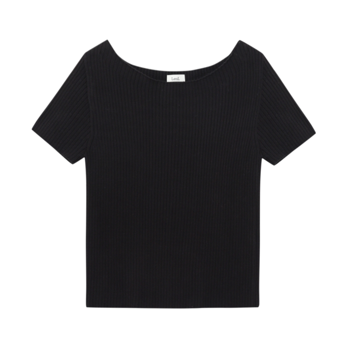 르닐 니코 립 니트 블랙