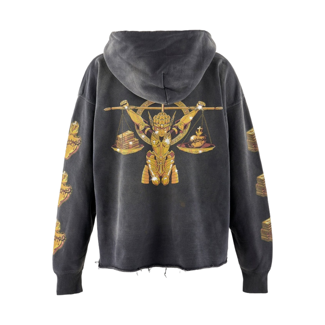 세인트 마이클 x 클랏 후드 블랙 - 23AW(Saint Mxxxxxx x Clot Hoodie Black - 23AW) - 2