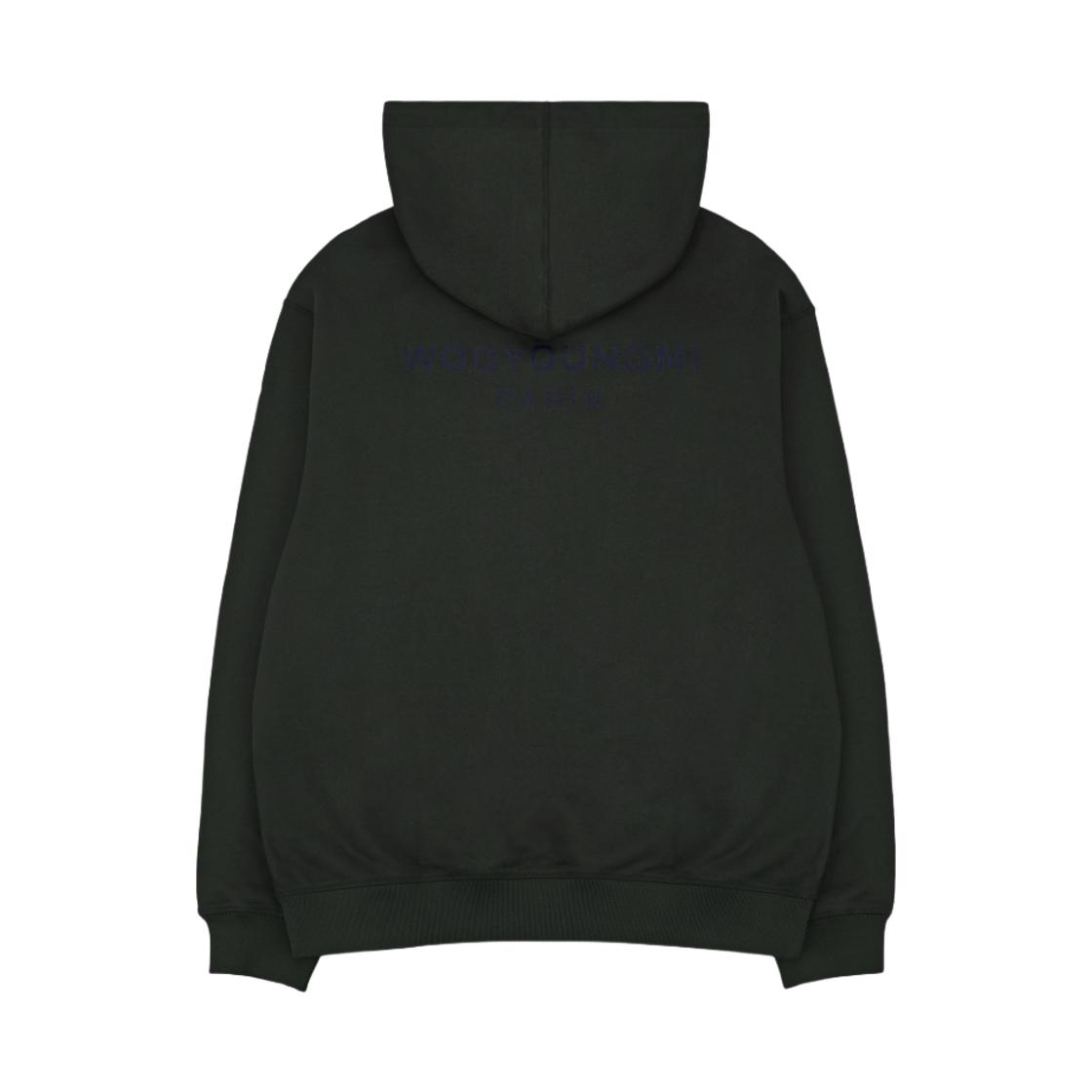 우영미 로고 자수 후드 그레이 - 에센스 한정(Wooyoungmi Logo Embroidered Hoodie Grey - Ssense Exclusive) - 2