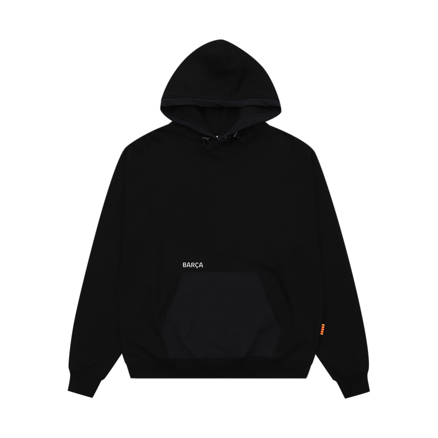 EBCBHDBK1 FC Barcelona Classic Line Hoodie Black-B