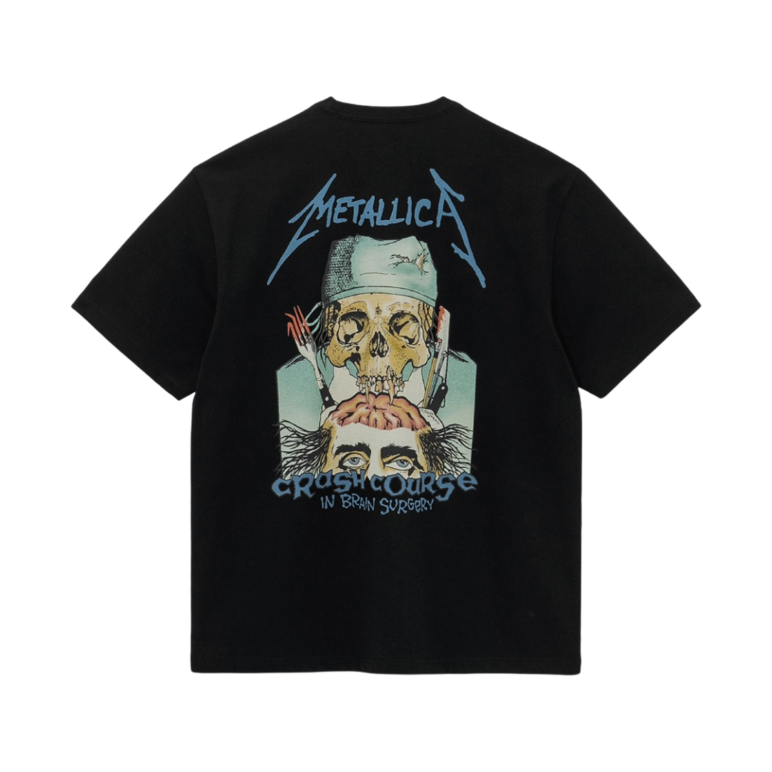 뉴에라 x 메탈리카 크래쉬 코스 티셔츠 블랙(New Era x Metallica Crash Course T-Shirt Black)