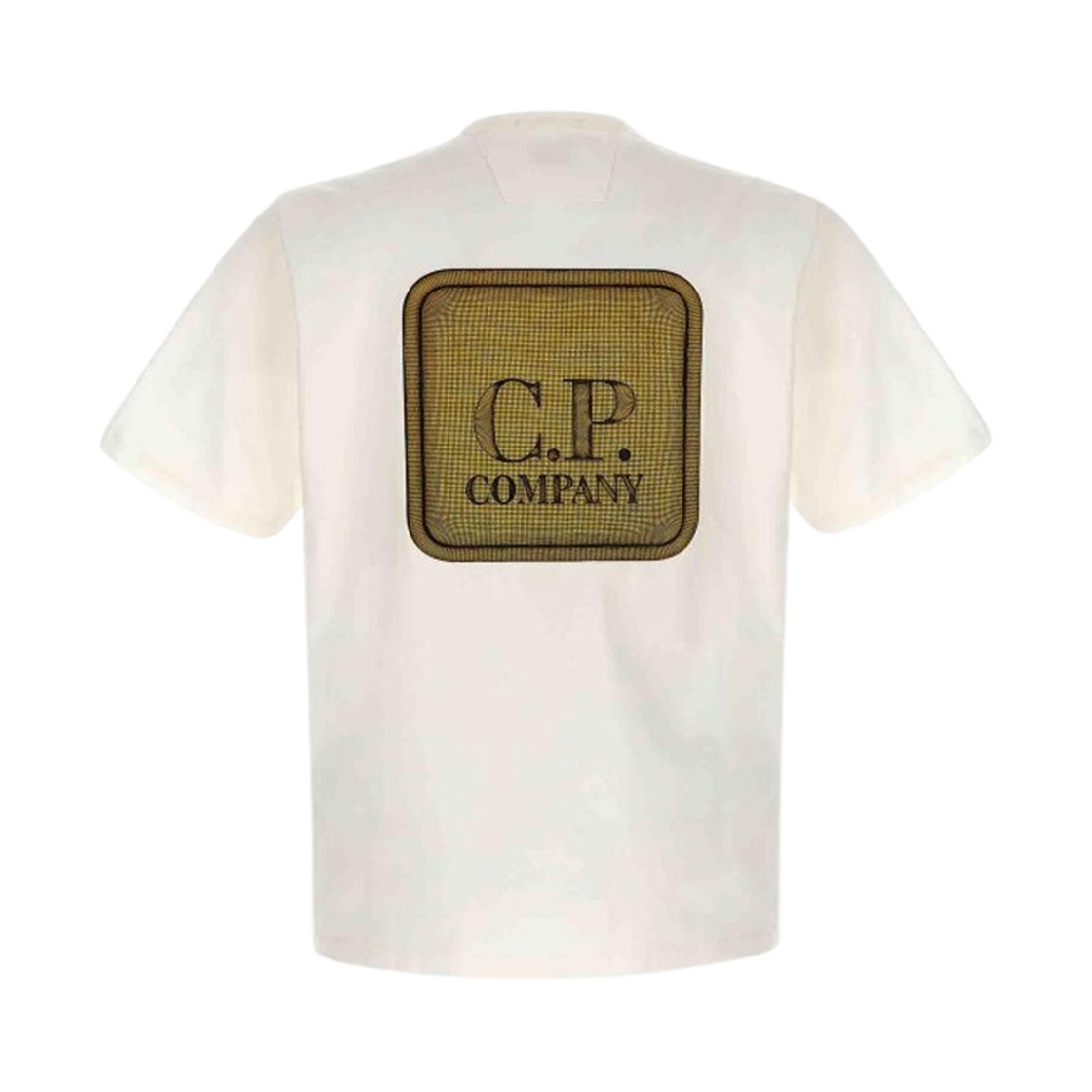 16CLTS047A006370W101 C.P. Company Metropolis Series Mercerized Jersey Graphic Badge T-Shirt White - 24SS