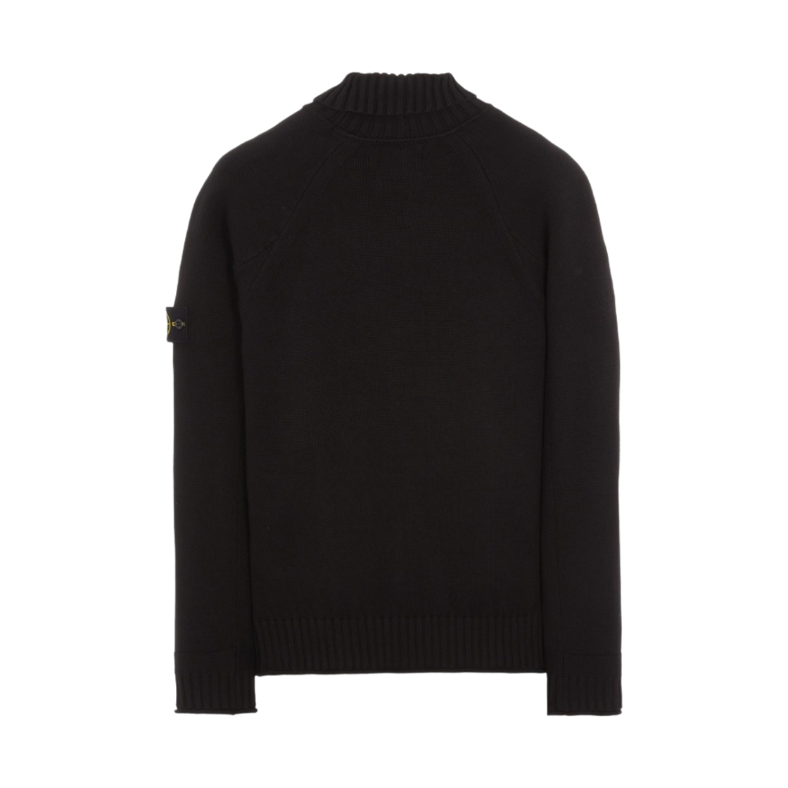 스톤 아일랜드 505A2 윈터 코튼 터틀넥 니트 블랙 - 22FW(Stone Island 505A2 Winter Cotton Turtleneck Knit Black - 22FW) - 2